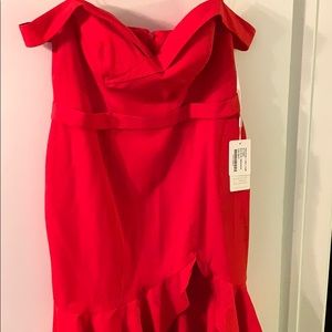 Red Spanish style dress, size 18w